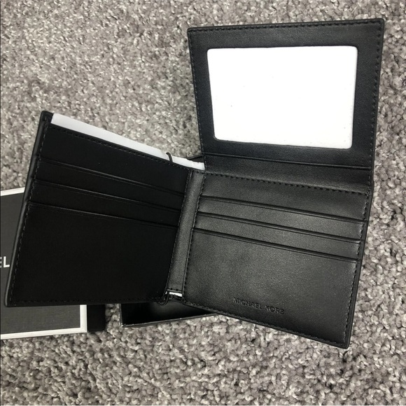 Michael Kors Jet Set L- Fold Card With ID Leather Mens L-Fold Card Wallet - Picture 3 of 8